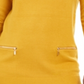 JM Collection Women's Cowl Neck Sweater Yellow Size Small
