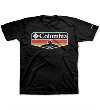 Columbia Men's Sandy Graphic T-Shirt Black Size Small