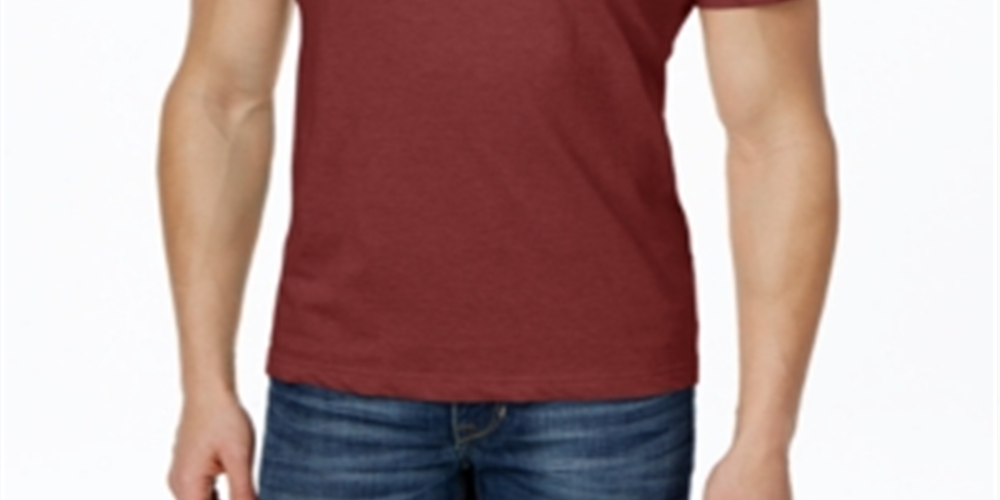 Alfani Men's Crew Undershirt Red Size Large