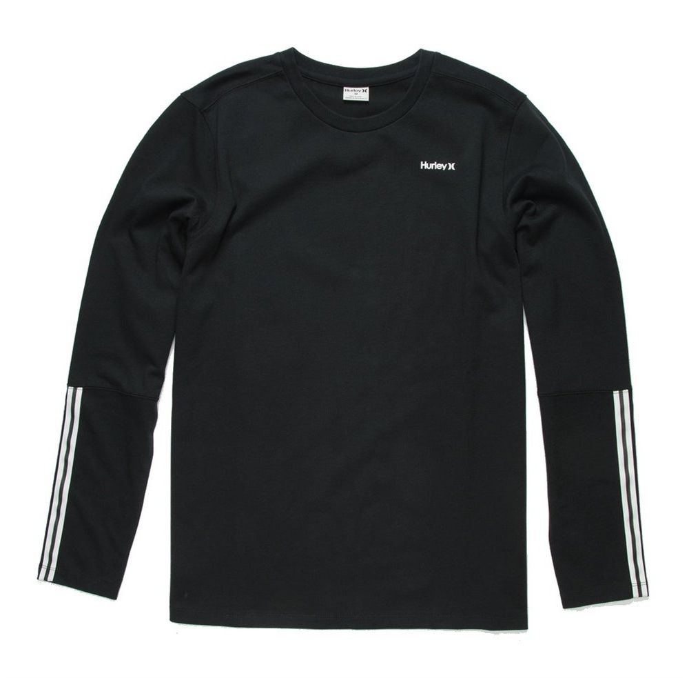 Hurley Men's  Morro Bay Graphic Longsleeve Tee Black Size XXL