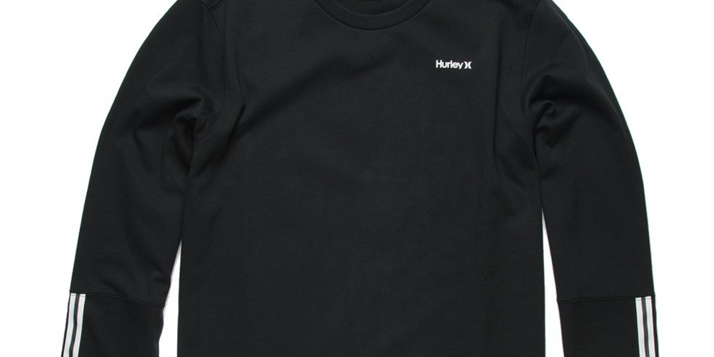 Hurley Men's  Morro Bay Graphic Longsleeve Tee Black Size XXL