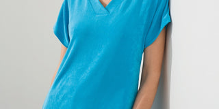 Chico's Women's Wrinkle-Free Travelers Classic Cap Sleeve Top Agate Size S