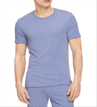 Calvin Klein Men's Ultra-soft Modal T-Shirt Blue Size XL