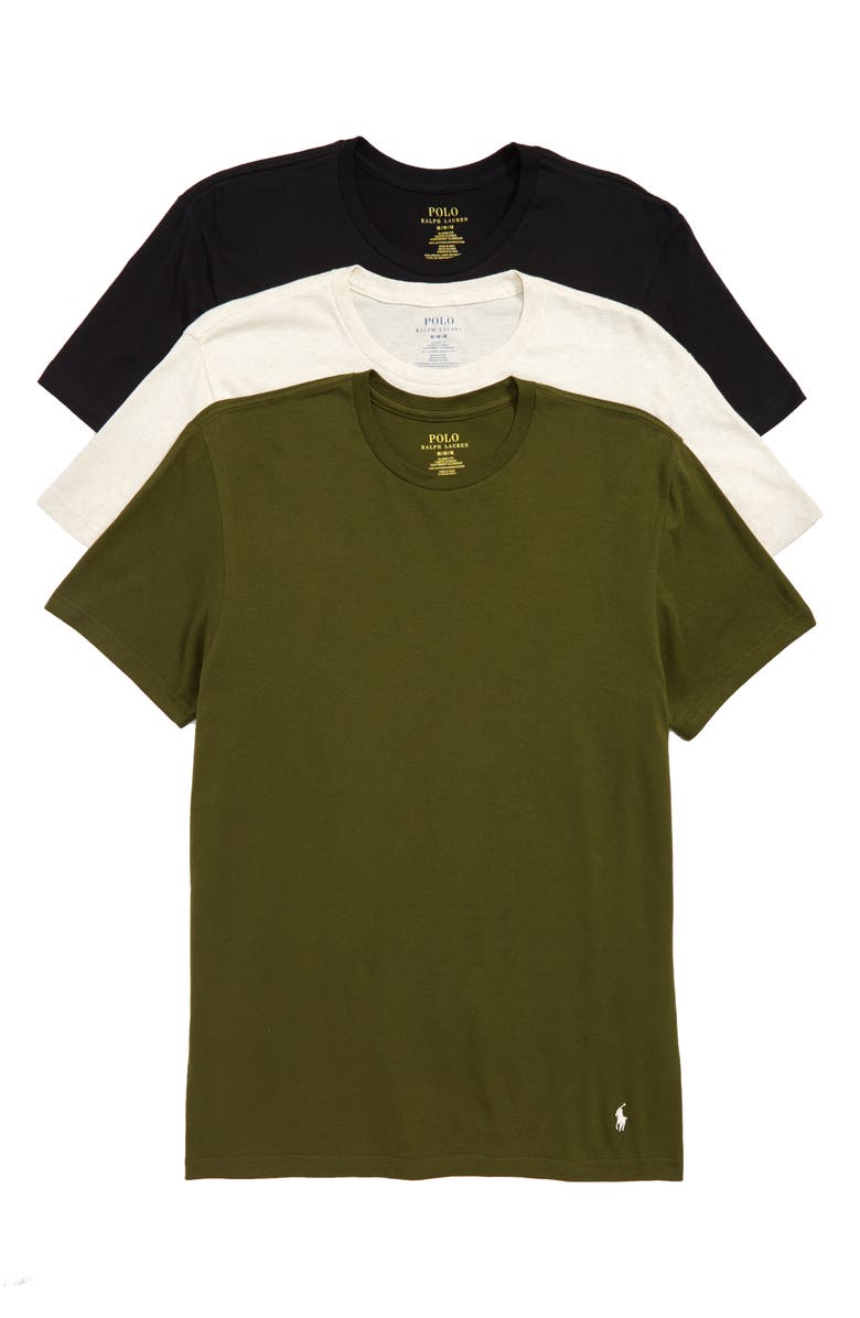 Polo Ralph Lauren Men's 3 Pack Crewneck T-Shirt Assorted Size S