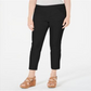 Style & Co Women's Pull on Slant Pocket Ankle Pants Black Size X-Small