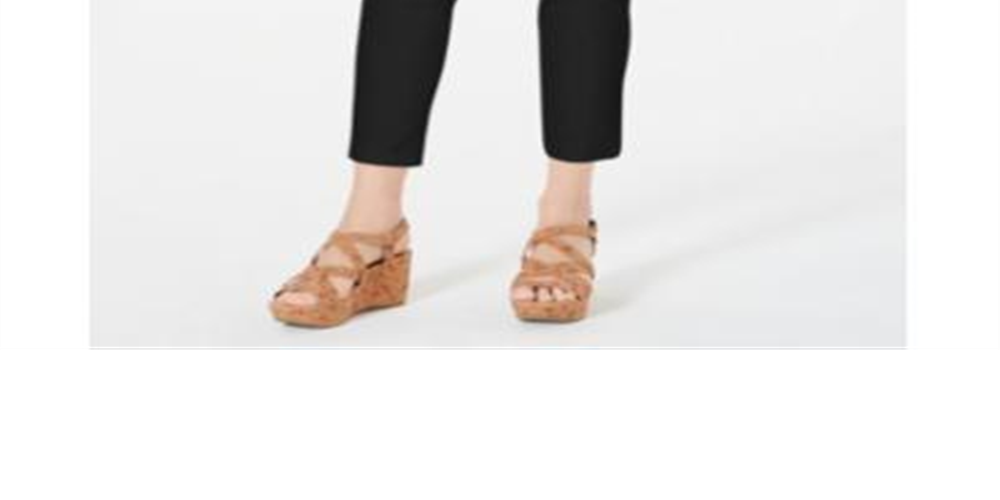 Style & Co Women's Pull on Slant Pocket Ankle Pants Black Size X-Small