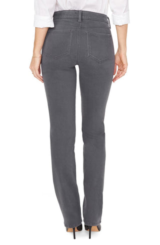 NYDJ Women's Marilyn Straight Jeans Gray Size 4