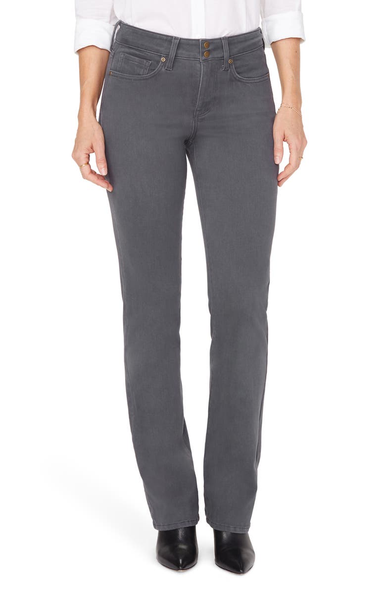NYDJ Women's Marilyn Straight Jeans Gray Size 4