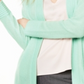 Charter Club Women's Open Front Cashmere Cardigan Green Size M