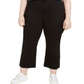 Celebrity Pink Women's Zippered Pocketed Cropped Pants Black Size Petite Small