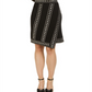 INC International Concepts Women's Studded Wrap Skirt  Black Size M