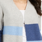 Charter Club Women's Striped Cardigan Blue Size Petite X-Large