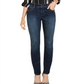 INC Women's Essential Curvy-Fit Skinny Jeans with Tummy Control Blue Size 4