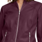 Alfani Women's Faux Leather Jacket Brown Size Petite Petite