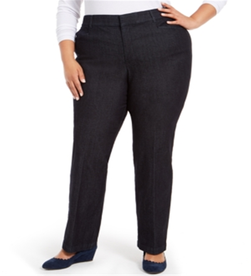 Charter Club Women's Midnight Trouser Jeans Blue Size 18W