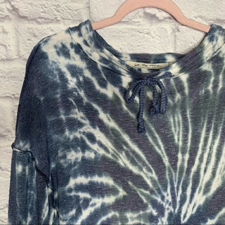 Free People Women's Best Catch Sweatshirt Blue Size -XS