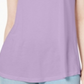 Maison Jules Women's Scoop Neck Tank Purple Size X-Large