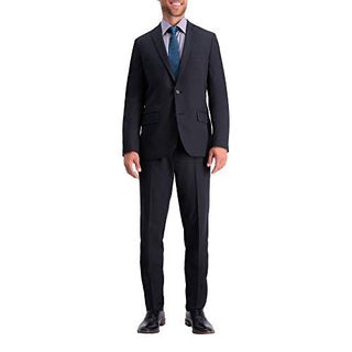 Haggar Men's Herringbone Jacket Black Size 44 R/M37.5