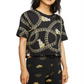 Nike Women's Glam Dunk Fitness Training T-Shirt Black Size X-Small