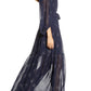 Eliza J Women's Glitter Star Maxi Dress Blue Size 12