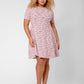 Leota Women's Mackenzie Dress In Pink Multi (Curve) Pink Size 3X