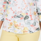 Charter Club Women's Pima Cotton Combo-Print Top White Size XL