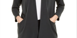 Alfani Women's Open Front Cardigan Green Size XX-Large