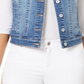 INC International Concepts Women's Lace up Denim Vest Blue Size X-Large