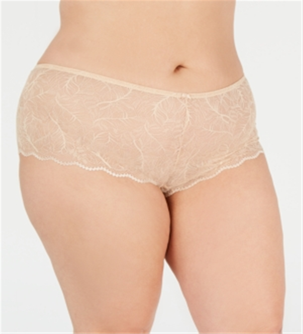 INC International Concepts Boy's Lace Solid Everyday Short Brown Size 3X