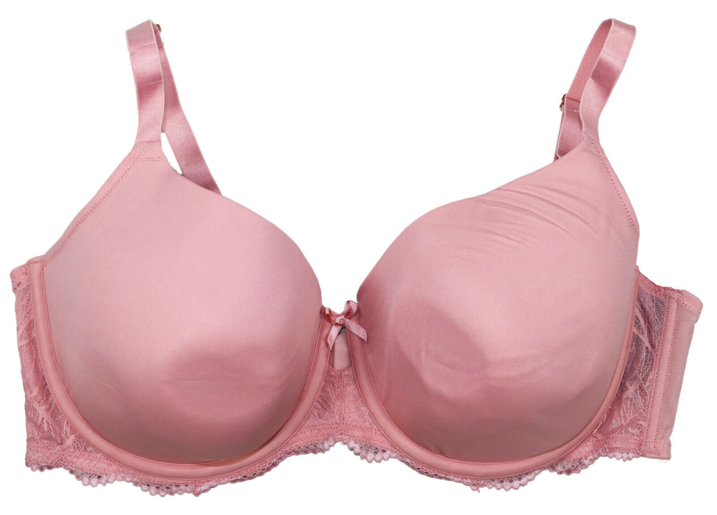 IINC International Concepts Women's Underwire Lingerie T-Shirt Bra Pink Size 44 DDD