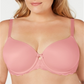 IINC International Concepts Women's Underwire Lingerie T-Shirt Bra Pink Size 44 DDD