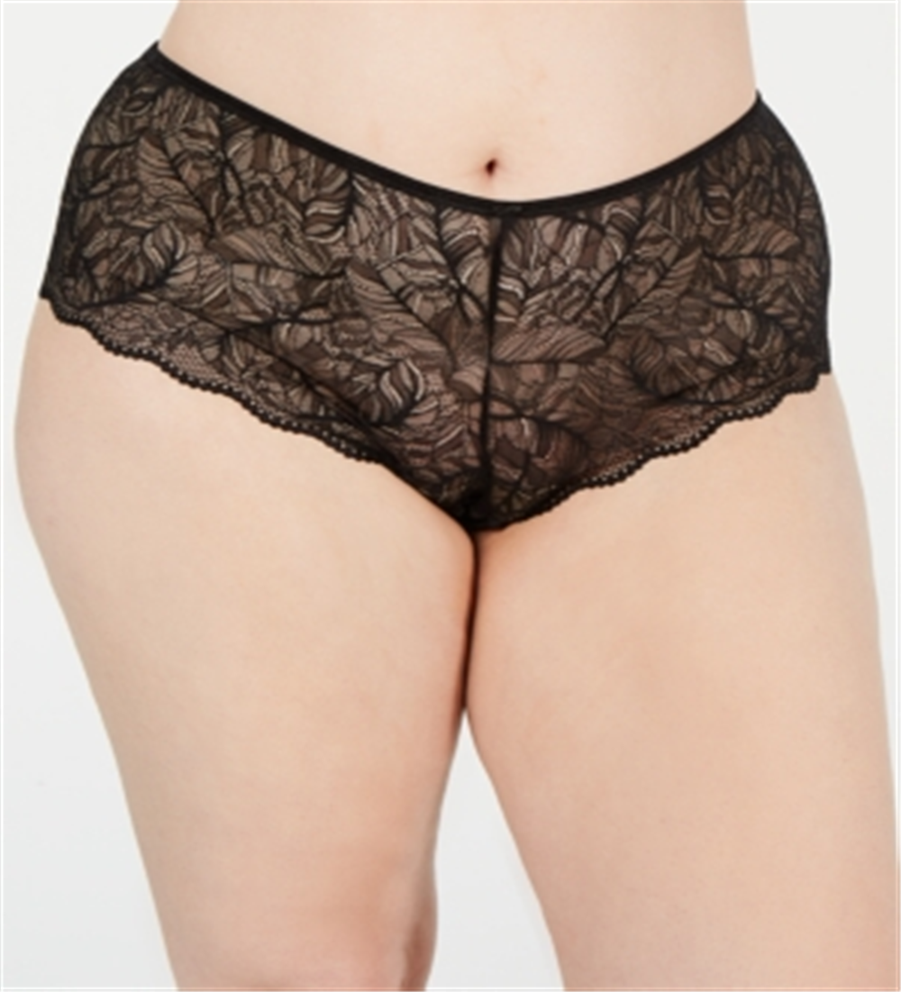 INC International Concepts Boy's Lace Solid Everyday Short Black Size 3X