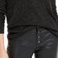 Bar III Women's Glitter Wear-2 Ways Sweater Black Size X-Large