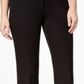 Alfani Women's Lace-Hem Ankle Pants Black Size 14 Petite