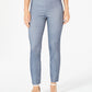 Charter Club Women's Tummy Control Skinny Pants Blue Size 8 Petite