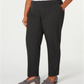 Charter Club Women's Slim Leg Ankle Pants Grey Size 14W