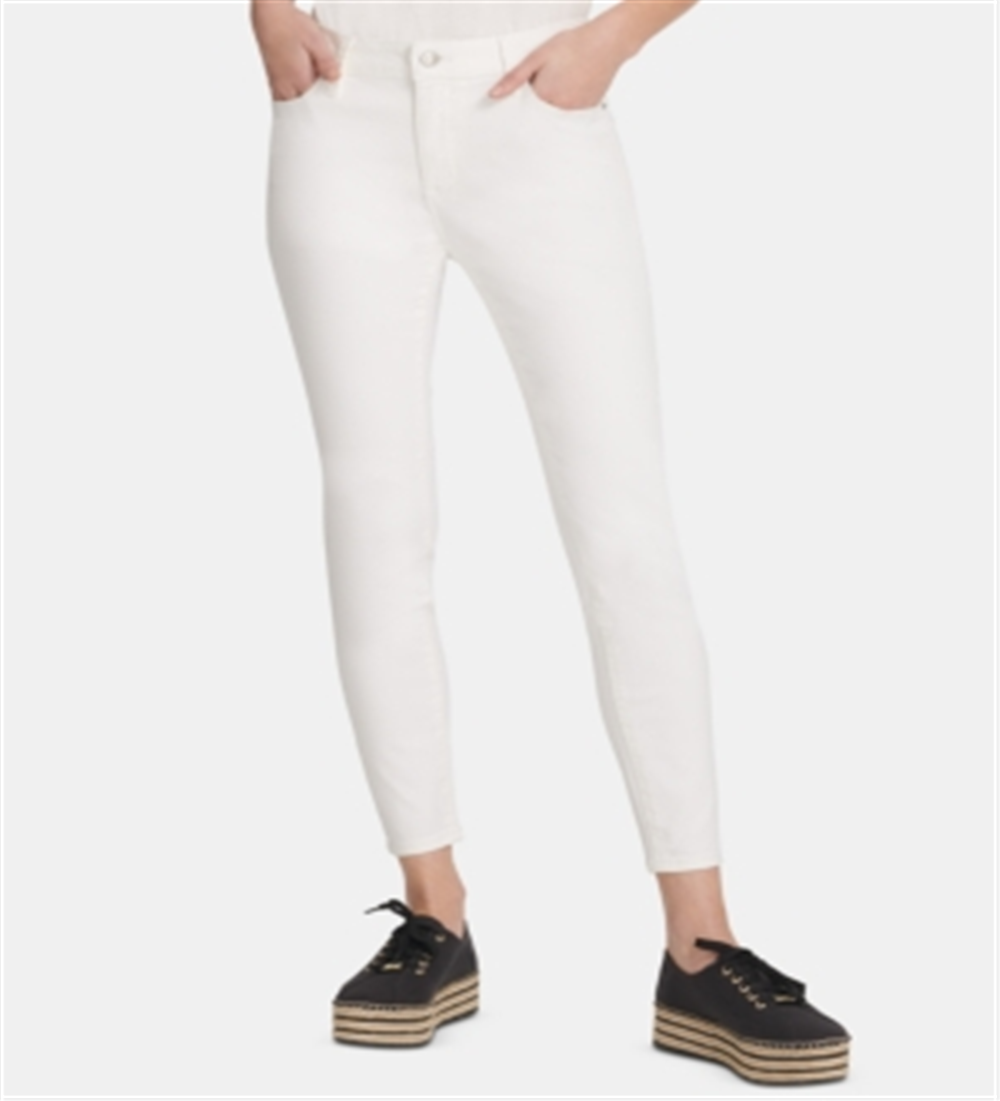 DKNY Women's Skinny Jeans White Size 30