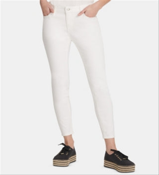 DKNY Women's Skinny Jeans White Size 30