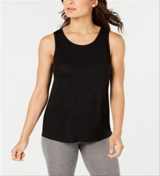 Ideology Women's Fitness Yoga Tank Top Black Size X-Small