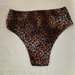 INC International Concepts Women's Intimates Animal Print Everyday Underwear Brown Size M