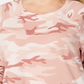 Love Tribe Women's Trendy Plus Camo Print Sweatshirt Pink Size 2X