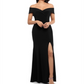 Xscape Women's Cap Sleeve Sweetheart Neckline Full Length Evening Body Con Dress Black Size 6