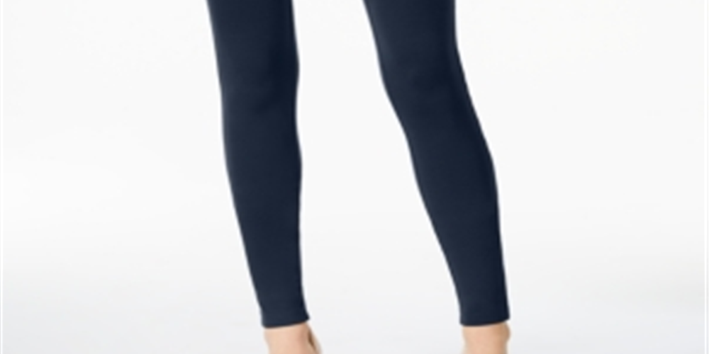 INC International Concepts Women's Seamless Leggings -Blue Size 16P