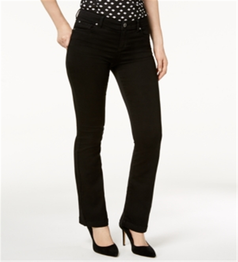 Inc International Concepts Women's Petite Bootcut Jeans Black Size 0 P
