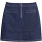 Charter Club Women's Riviera Denim Skirt Blue Size 6