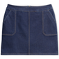 Charter Club Women's Riviera Denim Skirt Blue Size 6