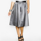 Pink Martini Women's Ballroom Blitz Skirt Silver Size 54