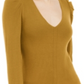 Inc International Concepts Women's Puff-Sleeve Sweater Tunic - India Gold Yellow Size M