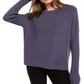 Eileen Fisher Womens Merino Wool Ribbed Pullover Sweater Purple Size M