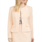 Calvin Klein Women's Peplum Hem Back Slit Blazer Orange Size 8